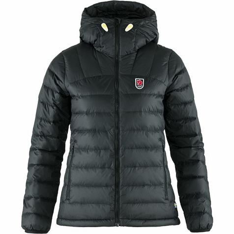 Fjallraven Women Expedition Down Jacket Black PH141591 Philippines